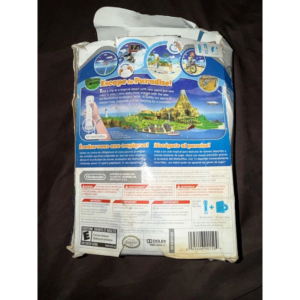 Nintendo Wii Sports Resort with Wii MotionPlus Adapter and Jacket Bundle